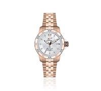 CHRIS BENZ Diamond Diver 200M Damentaucheruhr Gold Rock Beach mit Jubilee Metallband