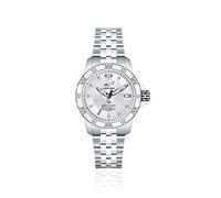 CHRIS BENZ Diamond Diver 200M Damentaucheruhr Silver Bay mit Jubilee Metallband
