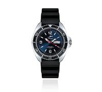 CHRIS BENZ ONE Man 200M Taucheruhr mit Kautschukband, Tiefseeblau