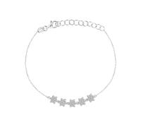 CHRIST Damen-Armband 925er Silber, recycelt Zirkonia One Size 89085683