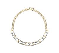 CHRIST Damen-Armband 585er Gelbgold, 585er Weißgold One Size 89115795