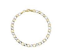 CHRIST - Armband 585er Gelbgold, 585er Weißgold Armbänder & Armreife 1 ct Damen