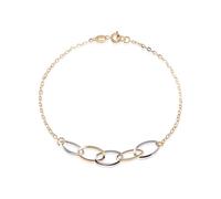 CHRIST Damen-Armband 585er Gelbgold, 585er Weißgold One Size 89192496