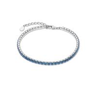 CHRIST Damen-Armband 925er Silber, recycelt Zirkonia One Size, Blau, Silber 32029640