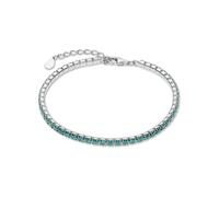 CHRIST Damen-Armband 925er Silber, recycelt Zirkonia One Size, Hellblau, Silber 32029640