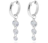 CHRIST Damen-Ohrhänger 925er Silber, recycelt Zirkonia One Size, Silber 32029770