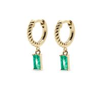 CHRIST Damen-Ohrhänger 925er Silber, recycelt Farbstein One Size 89206393