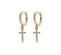 CHRIST Creolen 925er Silber, recycelt gold Damen
