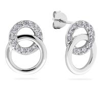CHRIST Creolen 925er Silber, recycelt gelbgold Damen