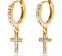CHRIST Creolen 925er Silber, recycelt gold Damen