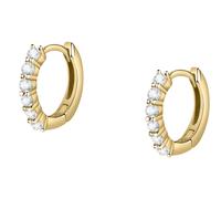 CHRIST Damen-Creolen 925er Silber, recycelt One Size 89080789