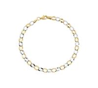 CHRIST - Armband 585er Gelbgold, 585er Weißgold Armbänder & Armreife 1 ct Damen