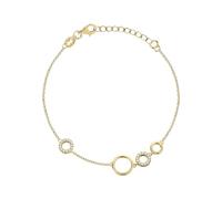 CHRIST Damen-Armband 925er Silber, recycelt Zirkonia One Size 89086949