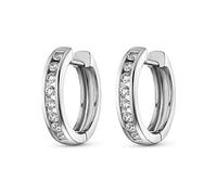 CHRIST Damen-Creolen 16 Diamant One Size, Weißgold 32016672