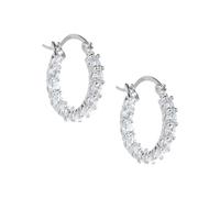 CHRIST Damen-Creolen 925er Silber, recycelt Zirkonia One Size 89080436