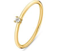CHRIST Damen-Damenring 1 Diamant 54, Gelbgold 32017650