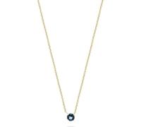 CHRIST Damen-Kette 375er Gelbgold 1 Farbstein One Size, Blau, Gelbgold 32031061