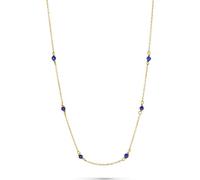 CHRIST Damen-Kette 375er Gelbgold 6 Lapislazuli One Size, Blau 32013613