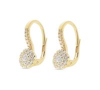 CHRIST Damen-Ohrhänger 2 Diamant One Size, Gelbgold 32030701