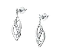 CHRIST Damen-Ohrhänger 375er Weißgold Diamant One Size 89113814