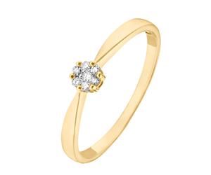 CHRIST Damenring 375er Gelbgold 60 Damen