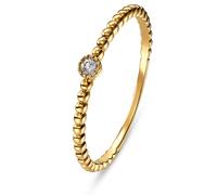 CHRIST Damen-Damenring 1 Diamant CHRIST C-Collection gold 58 (Artikelnummer: 3V783/20X58)