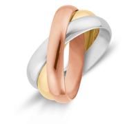 CHRIST Damenring 585er Gelbgold, Weißgold, Rotgold 52 Damen