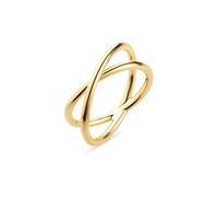 CHRIST Damen-Damenring 375er Gelbgold 58 Gold 32004798