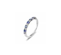 CHRIST Damen Ring silber / saphir, Größe 54, 4577173 Silber / Saphir 54