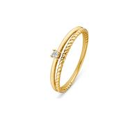 CHRIST - Damenring 375er Gelbgold Ringe 1 ct (339.14 € / 1 ct)