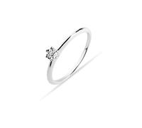 CHRIST Damenring 375er Weißgold 56 Damen