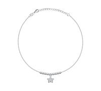 CHRIST - Fußkette 925er Silber, recycelt Fußketten 1 ct Damen