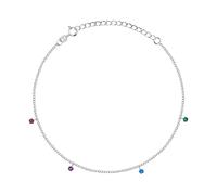 CHRIST - Fußkette 925er Silber, recycelt Fußketten 1 ct Damen