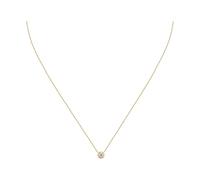 CHRIST Damen-Kette 585er Gelbgold 1 Diamant