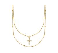 CHRIST Kette 925er Silber, recycelt gold Damen