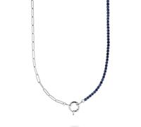 CHRIST Kette 925er Silber, recycelt blau, silber Damen