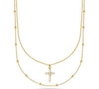 CHRIST Kette 925er Silber, recycelt gold Damen