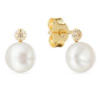 CHRIST - Ohrstecker 375er Gelbgold Ohrringe Damen