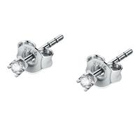 CHRIST Damen-Ohrstecker 375er Weißgold 2 Diamant One Size 89113725