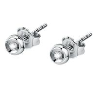 CHRIST - Ohrstecker 375er Weißgold Ohrringe 1 ct Damen