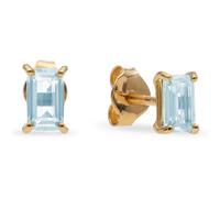 CHRIST Ohrstecker 585er Gelbgold blau Damen