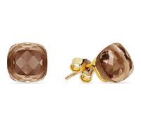 CHRIST Ohrstecker 585er Gelbgold braun Damen