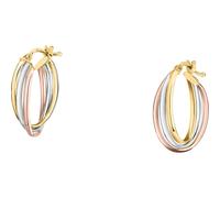 CHRIST Ohrstecker 585er Gelbgold, Weißgold, Rotgold One Size Damen