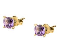 CHRIST Ohrstecker 585er Weißgold gelbgold, lila Damen