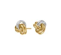 CHRIST Damen Ohrstecker gold / silber, Größe One Size, 4041037 Gold / Silber One Size