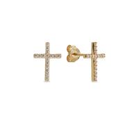CHRIST Ohrstecker 925er Silber, recycelt gold Damen