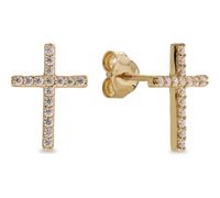 CHRIST Ohrstecker 925er Silber, recycelt gold Damen