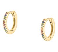 CHRIST Damen-Ohrstecker 925er Silber, recycelt Zirkonia One Size 89087007