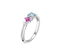 CHRIST Damen-Ring 925er Silber, recycelt Zirkonia