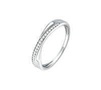 CHRIST Damen-Ring 925er Silber, recycelt Zirkonia